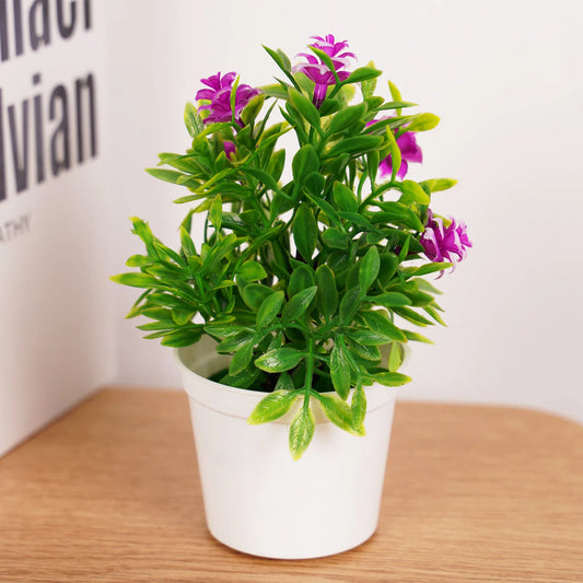 Pequeñas flores artificiales